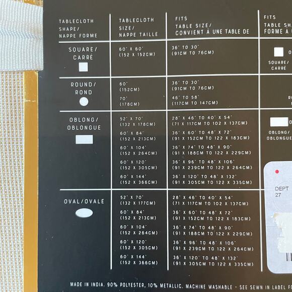 Max Studio Christmas Red Bows & Holly Holiday Tablecloth Oblong 60x120 New - Picture 16 of 16